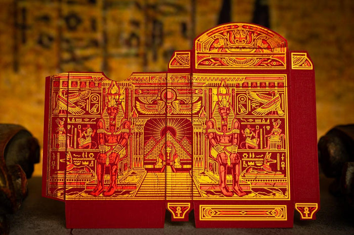 Gods of Egypt Playing Cards - Red Ochre Edition Playing Cards by Divine Playing Cards