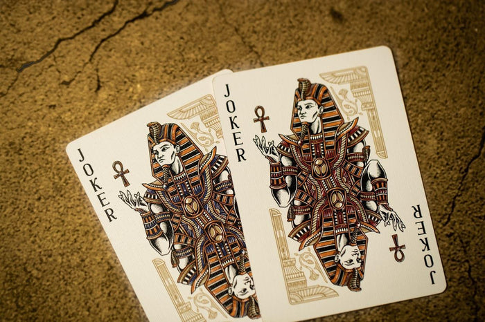 Gods of Egypt Playing Cards - Red Ochre Edition Playing Cards by Divine Playing Cards