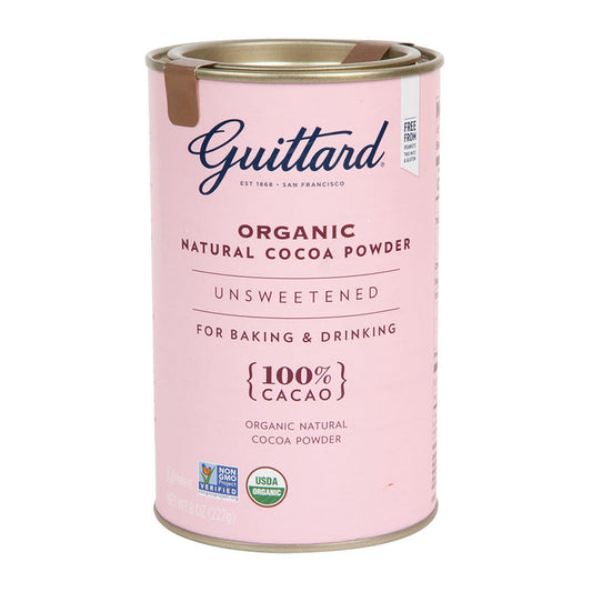 Guittard Organic Unsweetened Natural Cocoa Powder Baking Ingredient - 9 Count