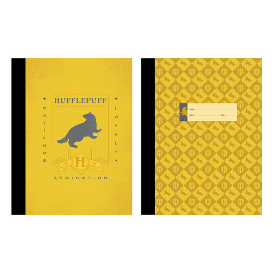 Harry Potter: Hufflepuff Composition Notebook Set (Set of 2)