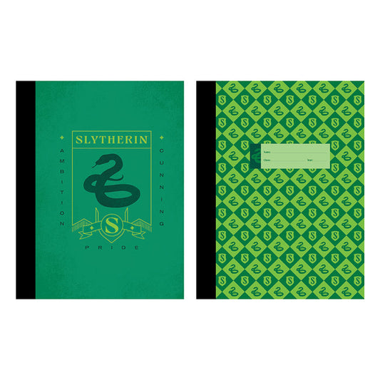Harry Potter: Slytherin Composition Notebook Set (Set of 2)
