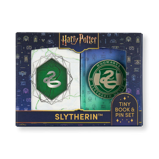 Harry Potter: Slytherin Tiny Book and Pin Set