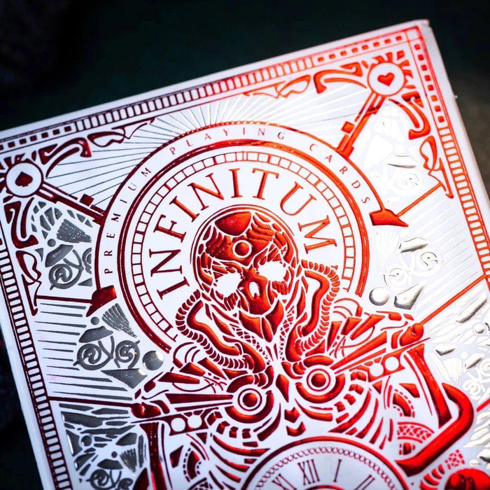 Infinitum Playing Cards - Ghost White Playing Cards by Elephant Playing Cards