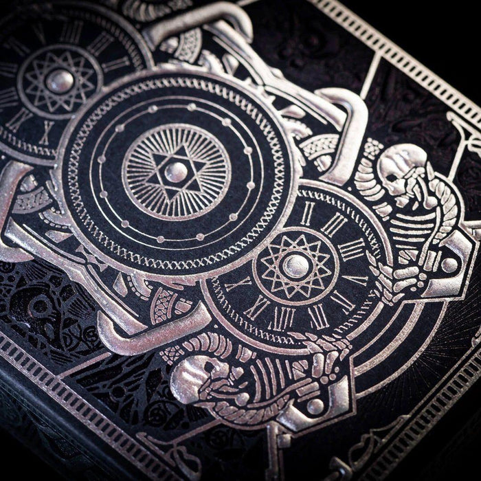 Infinitum Playing Cards - Midnight Black Playing Cards by Elephant Playing Cards