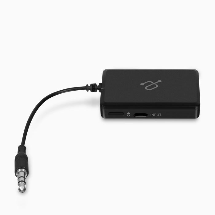 Aluratek iStream Bluetooth Audio Receiver with Attached Cable Top