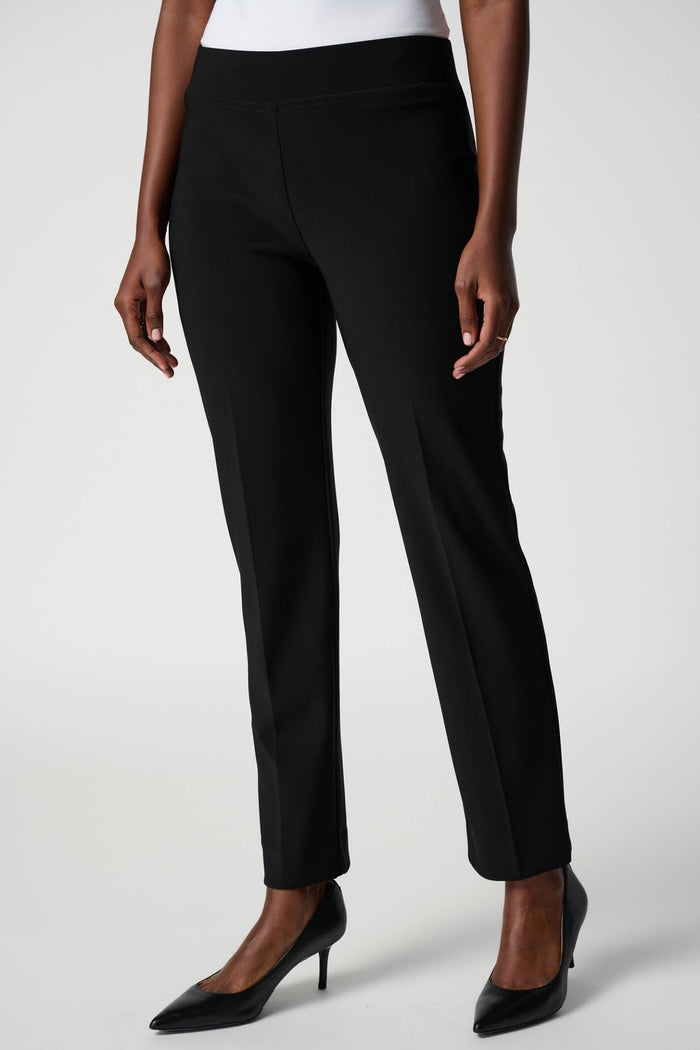 Joseph Ribkoff 143105 Black Classic Straight Trouser - Dotique