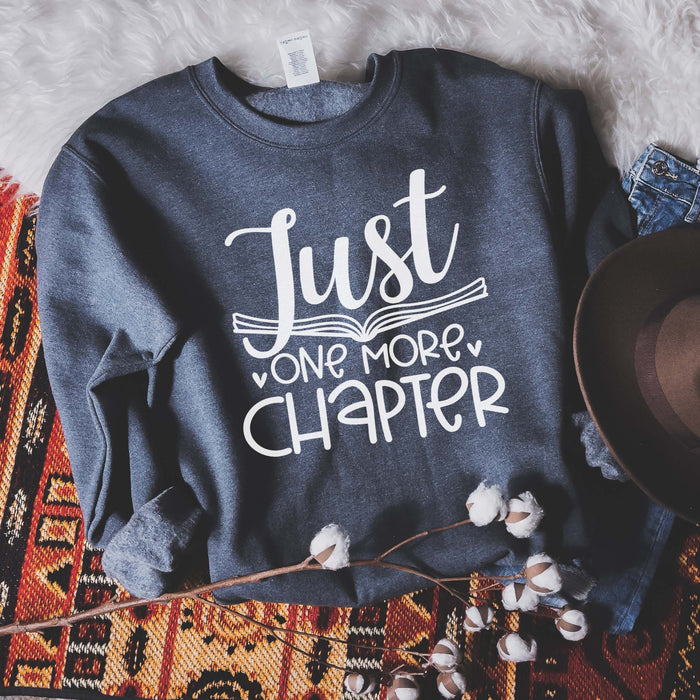 "Just One More Chapter" Book Club Sweatshirt