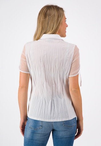 Just White J3022/010 White Shirt Black