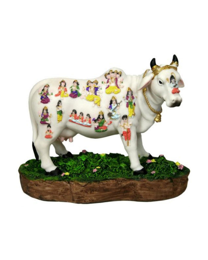 Kaamdhenu Cow (Solid Polyresin)