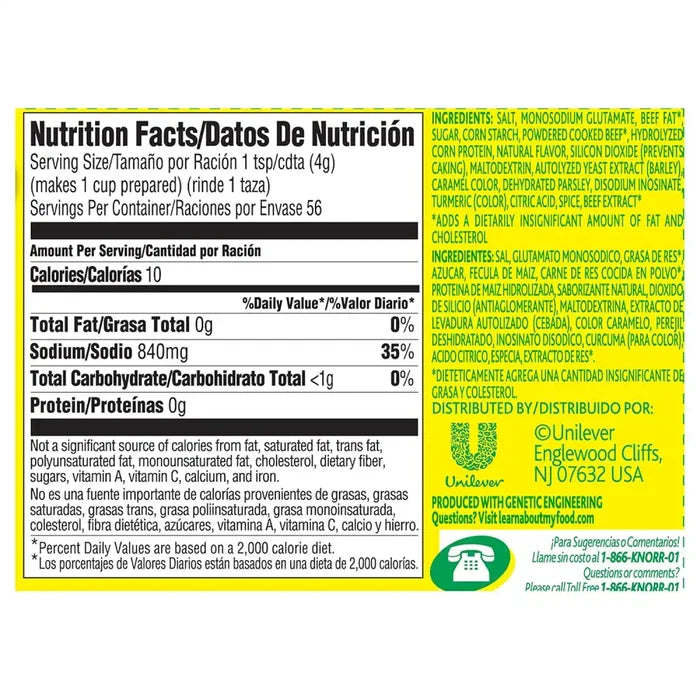 Get Flavorful with Wholesale Knorr Beef Bouillon at Mexmax INC