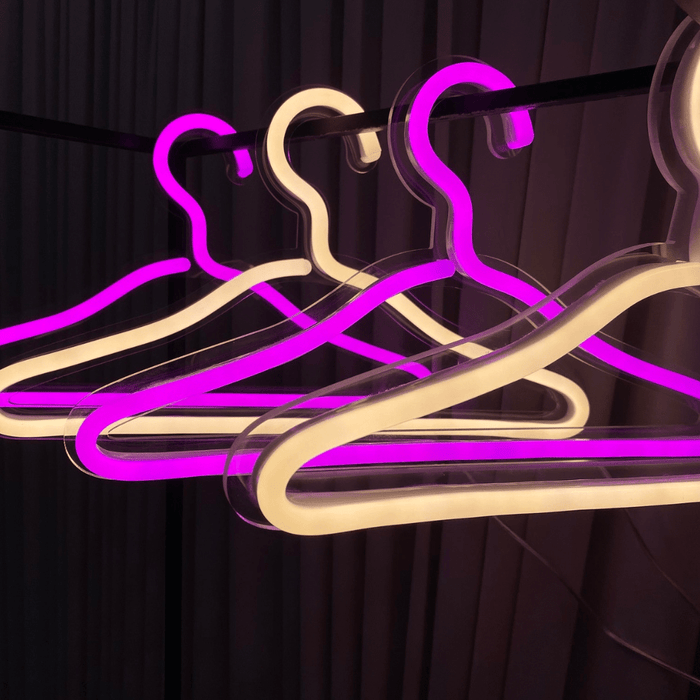 Gadget Gerbil LED Neon Clothes Hangers