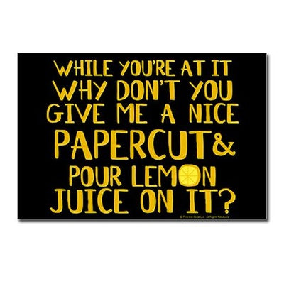 Lemon Juice Postcards (Package of 10)