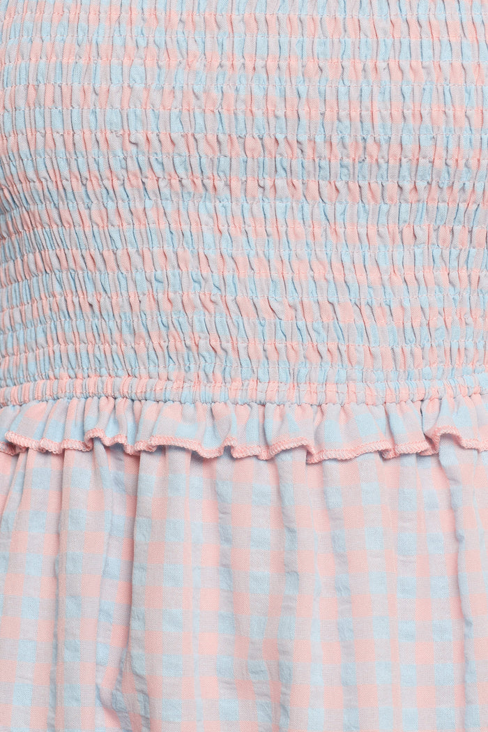 Petal and Pup USA DRESSES Lille Midi Dress - Blue Gingham (Hold for Rack)