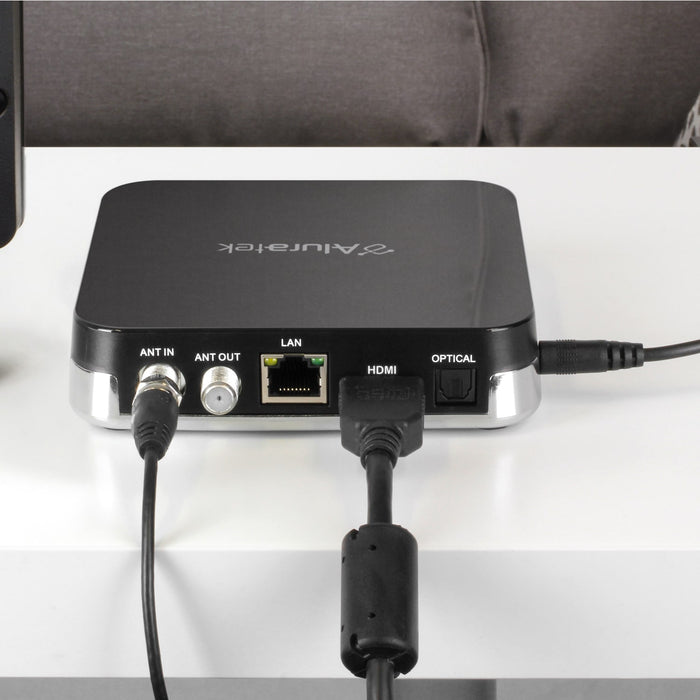 Aluratek Live TV DVR Streaming Media Player All In One TV installation