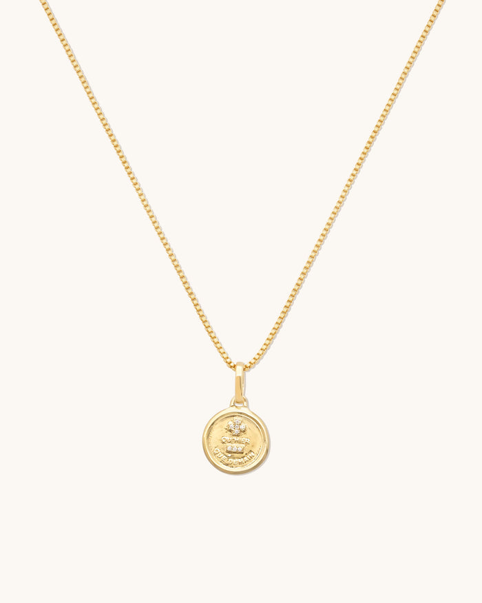 Love Token Necklace Round
