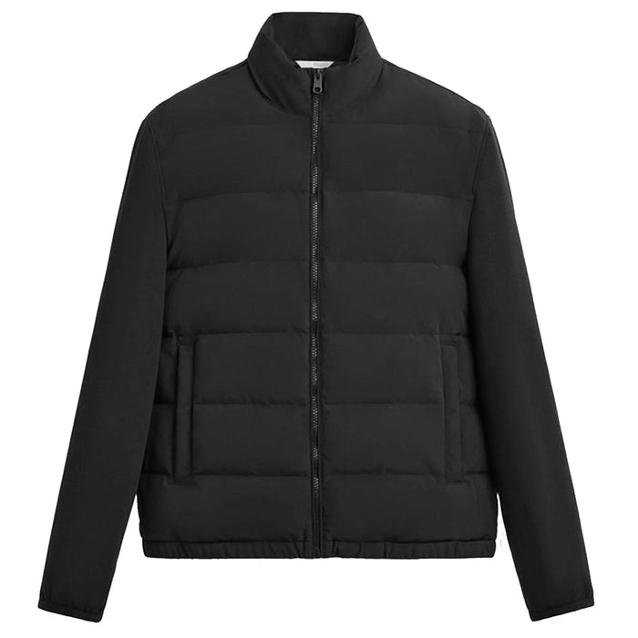 Men’s Black Puffer Jacket – Lightweight Warm Winter Jacket for men - Duazan