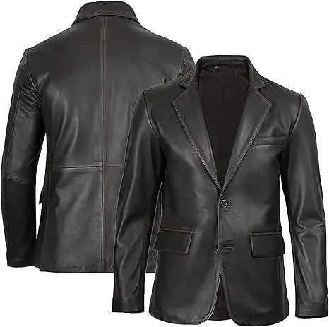 black Lamskin coat