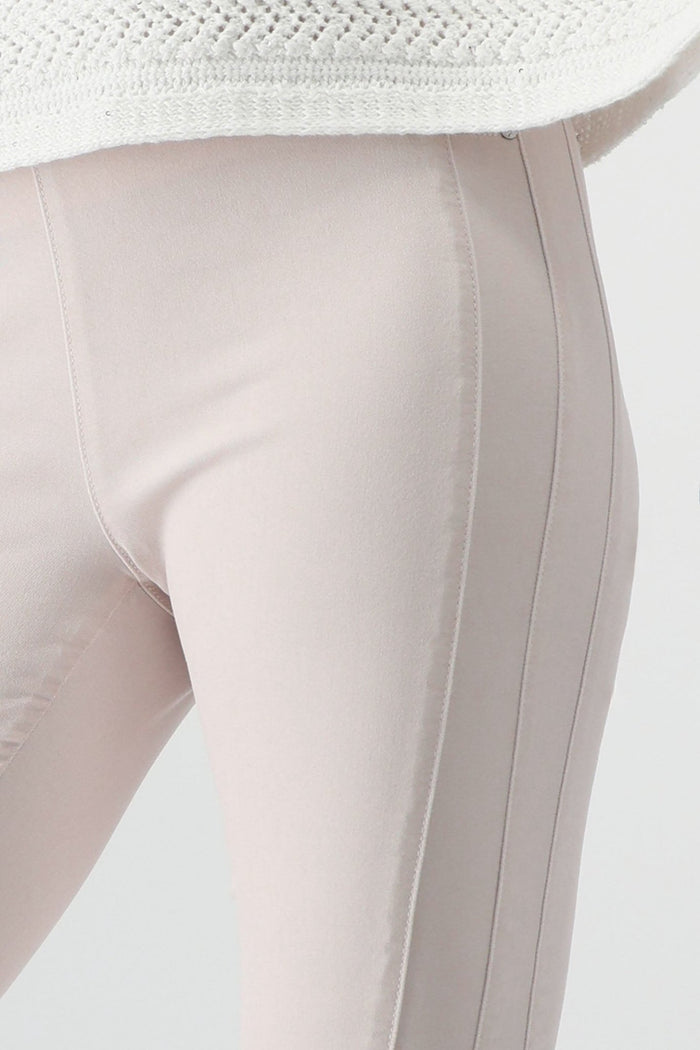 Monari 408411 Peanut Taupe Pull-On Trousers - Dotique