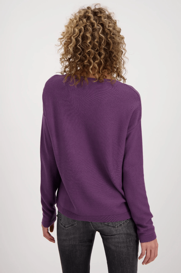 Monari 806292 Lilac Pullover Back | Dotique