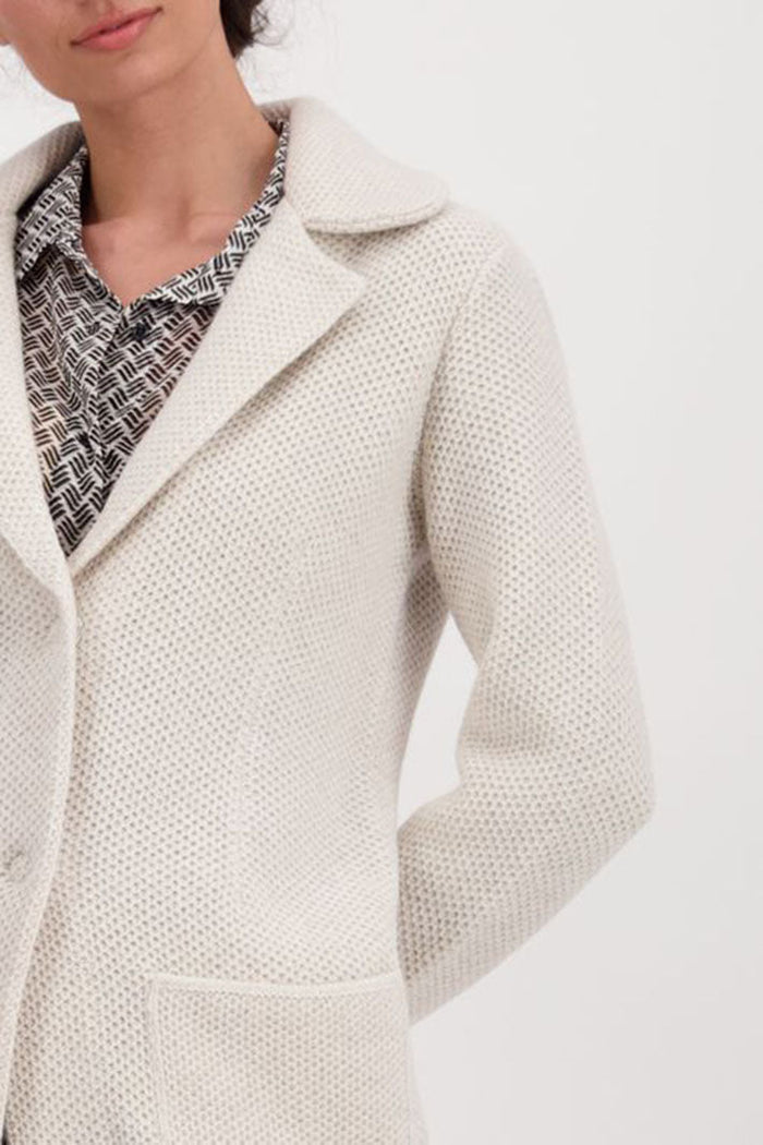 Monari 807261 Champagne Longline Jacket - Dotique