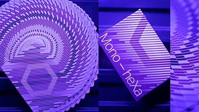 Mono-heXa Playing Cards Playing Cards by Luke Wadey