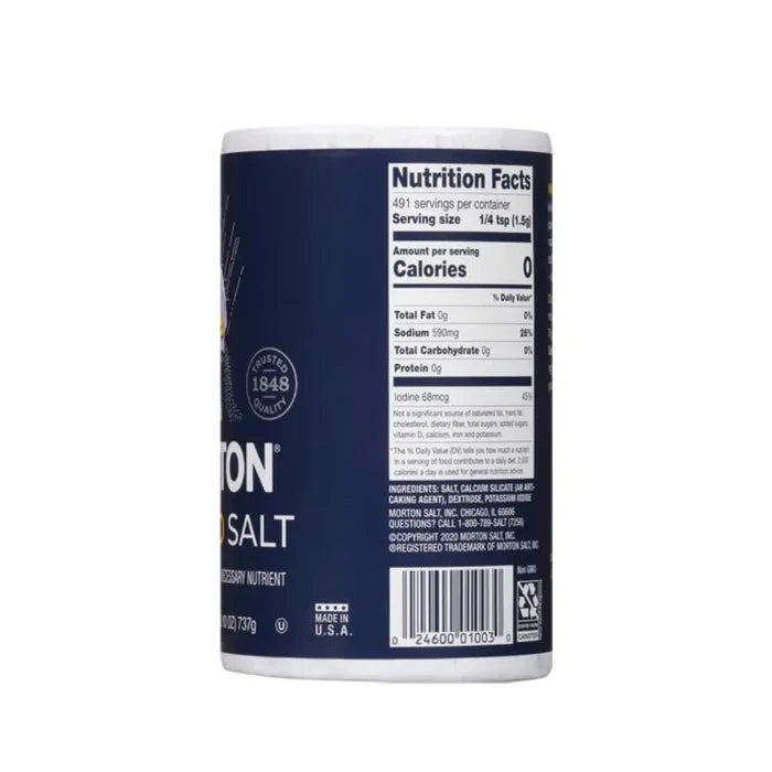 Morton Salt Plain - 26 oz