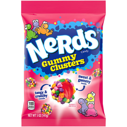 Nerds Clusters Candy Peg Bag - 12 Count