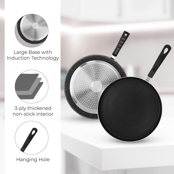 Non-Stick Induction Tawa Pancake Pan (26cm-30cm)