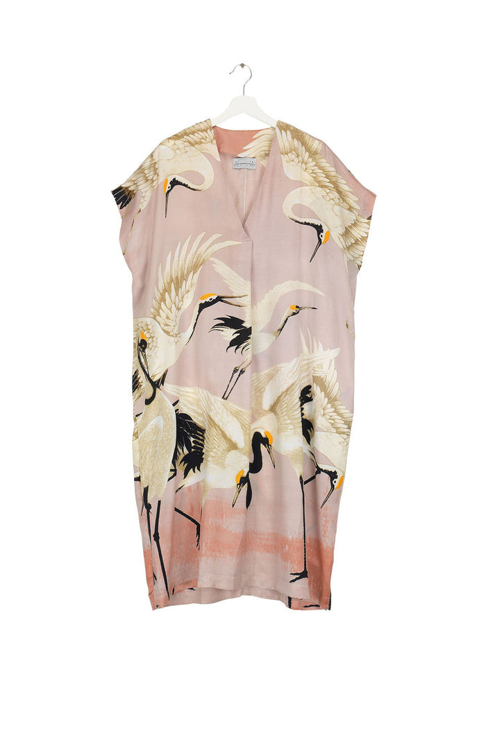 One Hundred Stars Shift Dress Stork Pink Plaster | Dotique