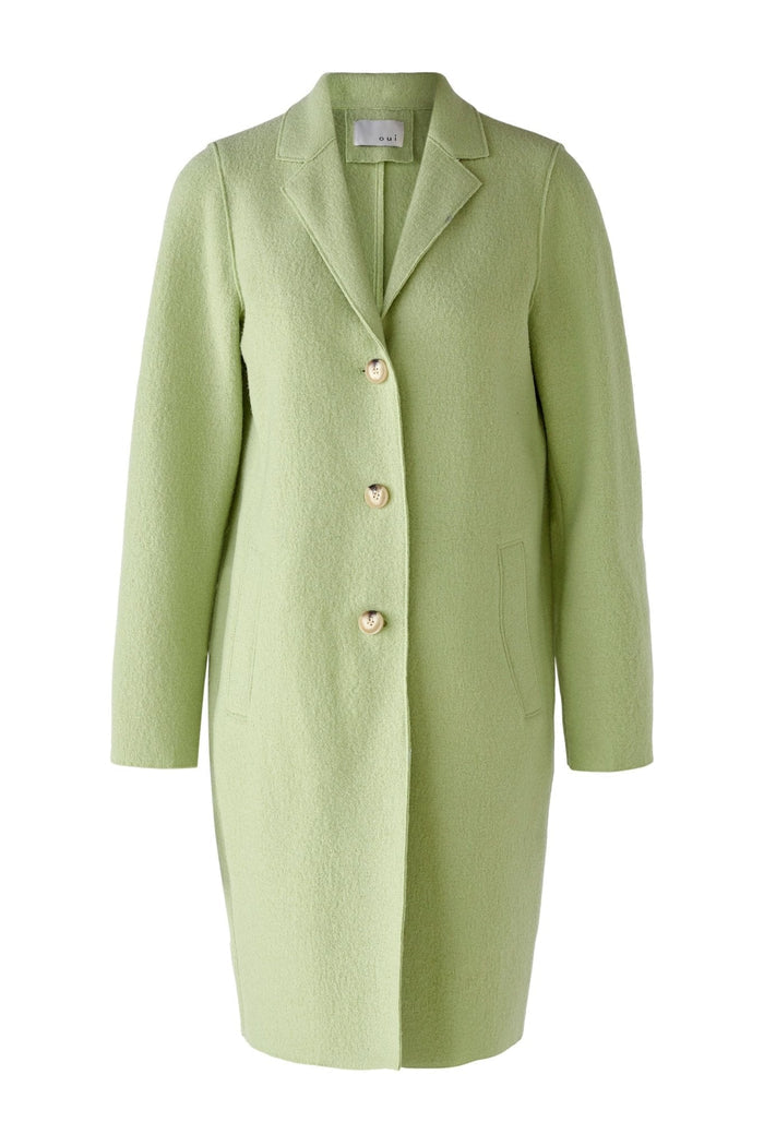 Oui 77627 Sea Green Coat | Dotique