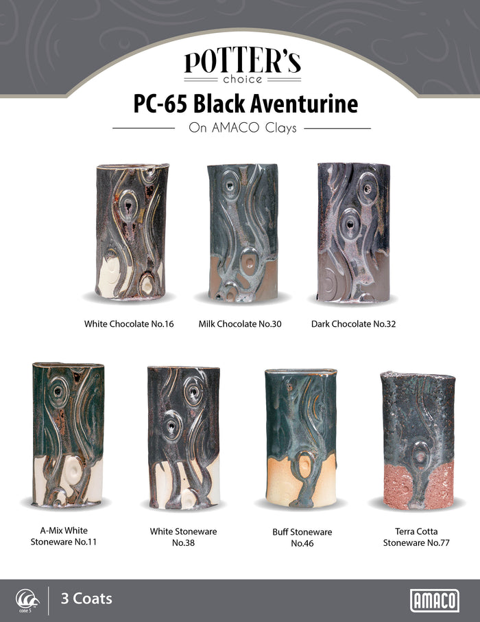PC-65 Pt Black Adventurine