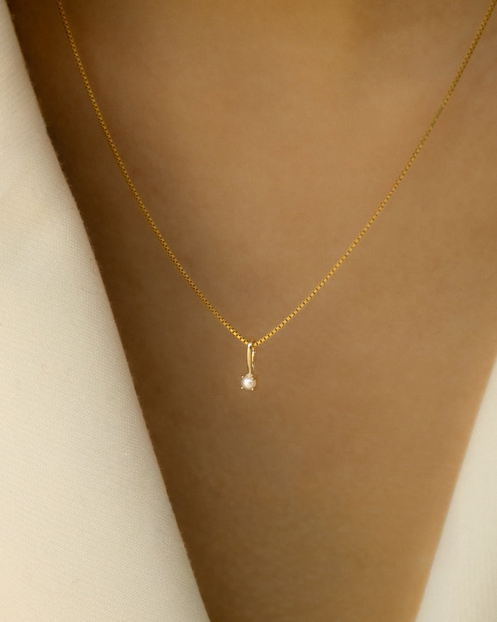 Pearl Birthstone Charm