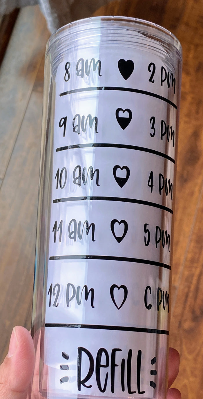 Personalized Clear Bottle