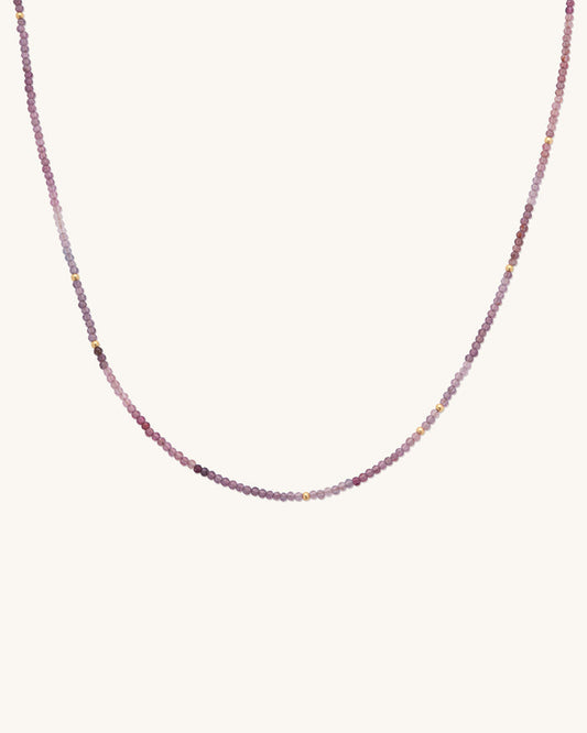 Petite Mixed Sapphire Gemstone Necklace