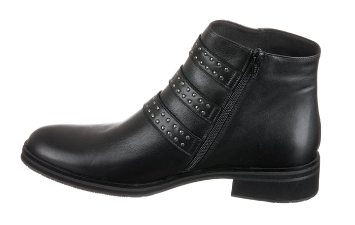PIE BLONDIE BLACK ANKLE BOOTS - Crispins Shoes
