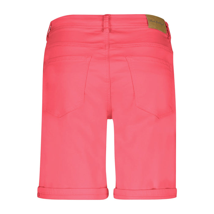 Red Button Relax Jog Shorts Dotique raspbery back
