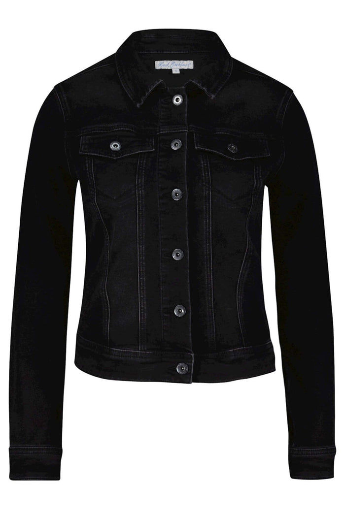 Red Button SRB4125 Jacky Black Denim Jacket - Dotique - Red Button