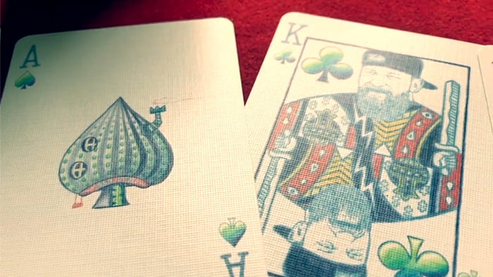 Red Fox Playing Cards - Purple Edition Playing Cards by RarePlayingCards.com