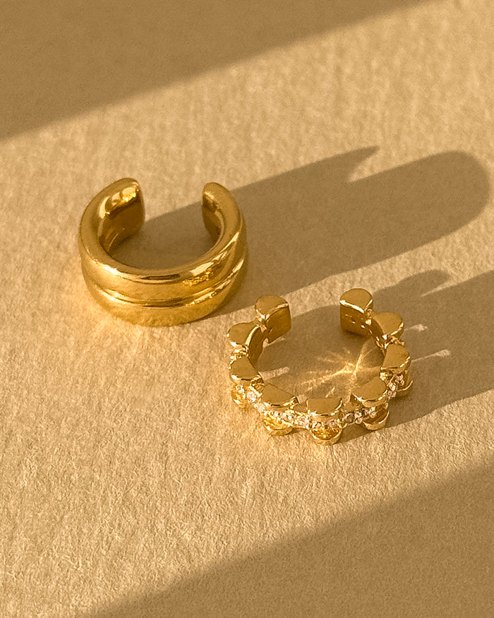 Ribbed Ear Cuff