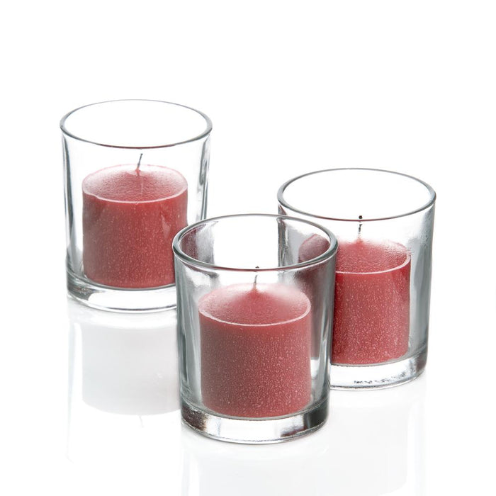 Richland Votive Candles Red Apple Cinnamon Scented 10 Hour Set of 12