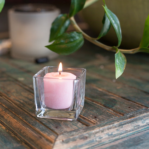 richland votive candles unscented pink 10 hour set of 144