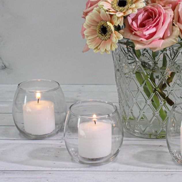 Richland Votive Candles Unscented White 10 Hour Set of 12