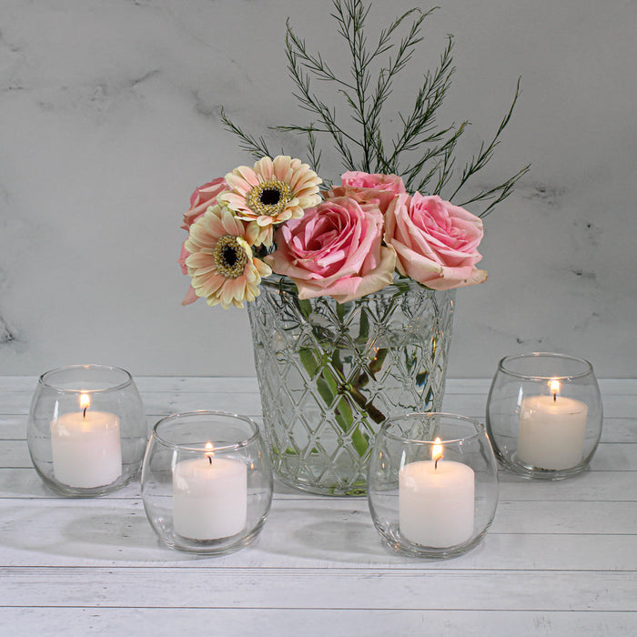 Richland Votive Candles Unscented White 10 Hour Set of 72