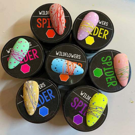 Spider Gel Set - 7 Colors RAINBOW 🕷
