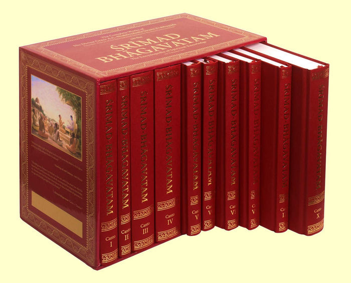 Srimad Bhagavatam: 10 Volume Set (Hardcover)
