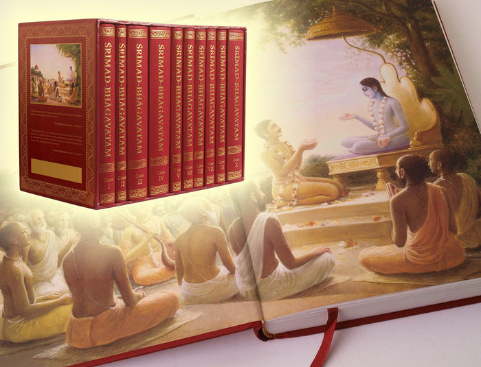 Srimad Bhagavatam: 10 Volume Set (Hardcover)