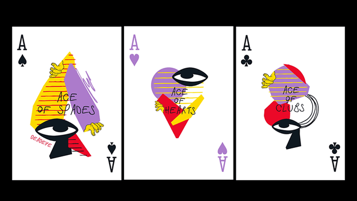 SVNGALI 05 DeadEye Playing Cards by Alex Pandrea Playing Cards by SVNGALI