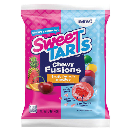 SweeTARTS Chewy Fusions Candy Peg Bag - 12 Count
