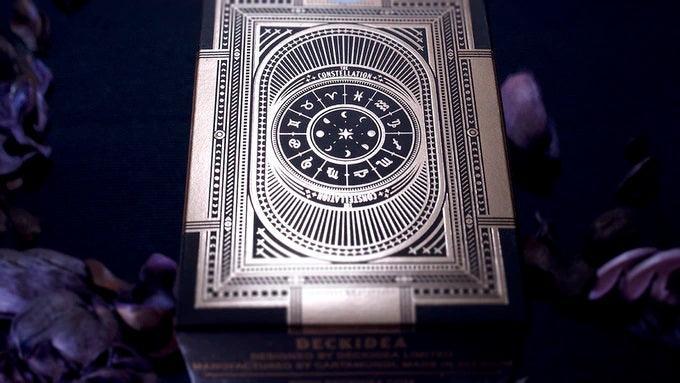 The Constellation Playing Cards - Champagne Gold Playing Cards by DECKIDEA