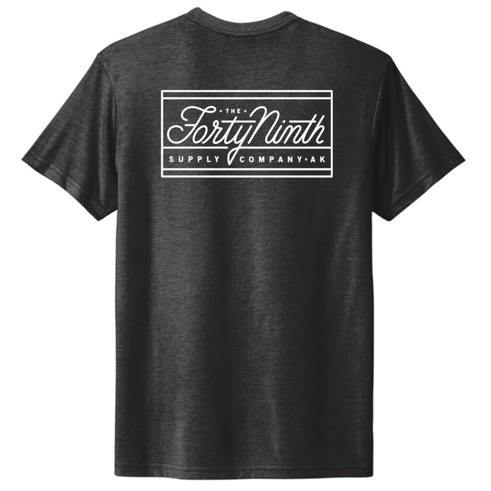 The Standard Logo Premium Tri-Blend Black T-Shirt